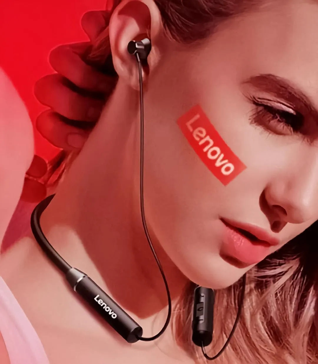 Lenovo Wireless Neckband Earphones – HD Sound