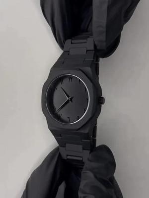 Arabic Black Aura Watch – Premium Matte Black Men’s Luxury Wristwatch
